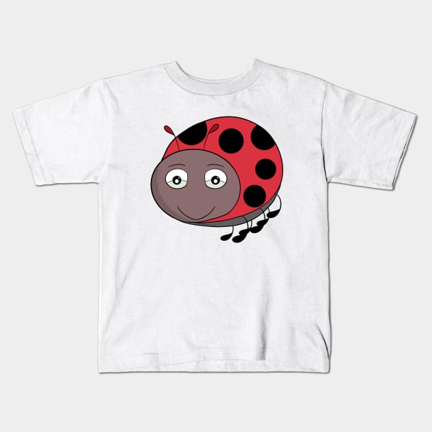 A cute ladybug Kids T-Shirt by DiegoCarvalho